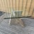 Late 1970s Postmodern Marbleized Formica Glass Top Side Table For Sale - Image 10 of 13