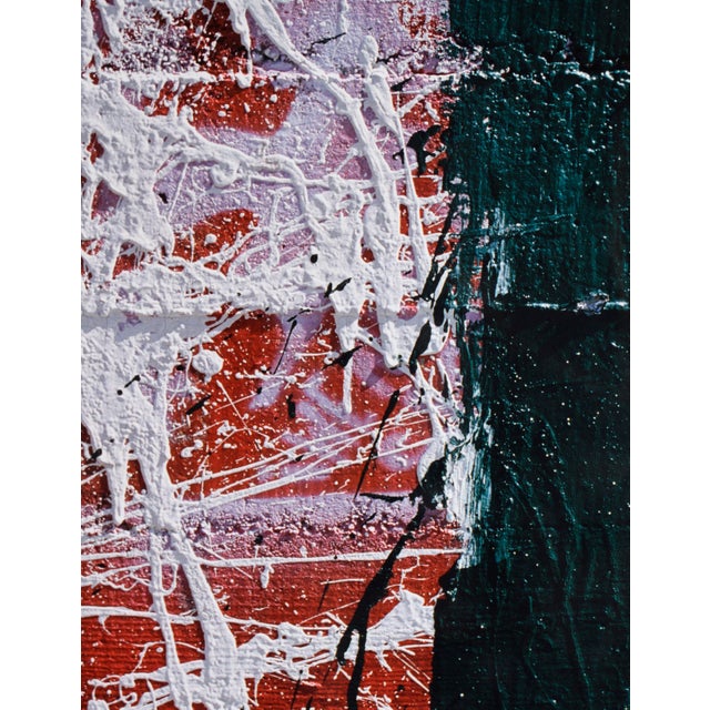 Photorealism White Paint Splatters - Large Scale Abstract Textural Photograph by Bill Clark For Sale - Image 3 of 8