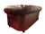 Vintage Chesterfield Three-Seater Sofa in Oxblood Leather, 1980s For Sale - Image 4 of 8