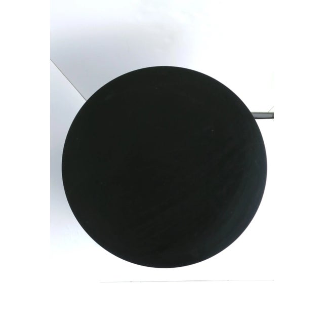 Black Black Pedestal Column Pillar Stand Modern Style Postmodern Period, 1980s For Sale - Image 8 of 11