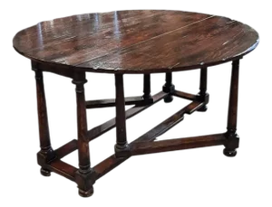 18th C Style Drop Leaf English Table