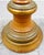 Mid-Century Modern Vintage Parcel-Gilt Wood Candlestick Floor Lamp With Acanthus Leaf Accent Italy For Sale - Image 3 of 16