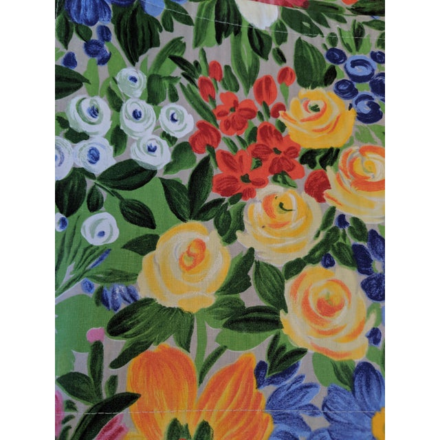 Vintage Easter Spring Floral Reversible Pleated Placemats and Matching Napkins- Set of 8 For Sale - Image 12 of 12