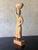1970s Vintage Roger François Haitian Carved Wood Market Woman Sculpture, Signed, 1970s For Sale - Image 5 of 8