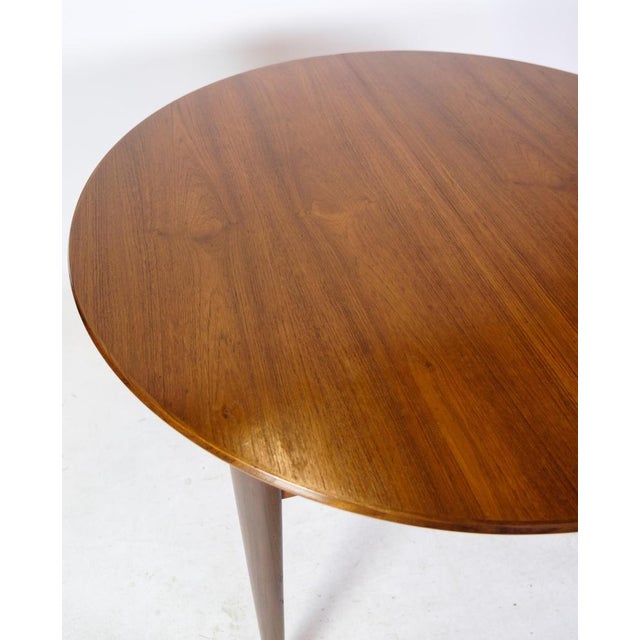 Vintage Danish Dining Table in Teak, 1960 For Sale - Image 3 of 14