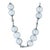 Gray Cultured Pearl Diamond Statement Necklace Bead Strand 26” Layer Nordstrom For Sale