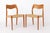 Vintage Danish Model 71 Dining Chairs from J.L. Møllers, 1960s, Set of 6 For Sale - Image 17 of 18