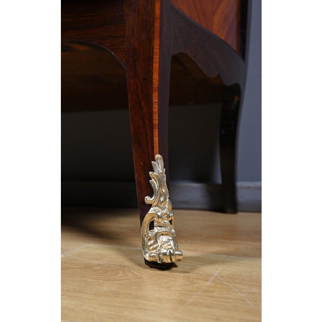 Small Marquetry Commode, 1850s For Sale - Image 16 of 18