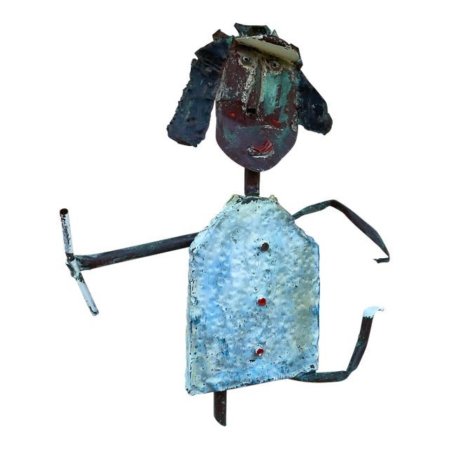 Funky Copper Sculpture by Peter Otfinoski For Sale