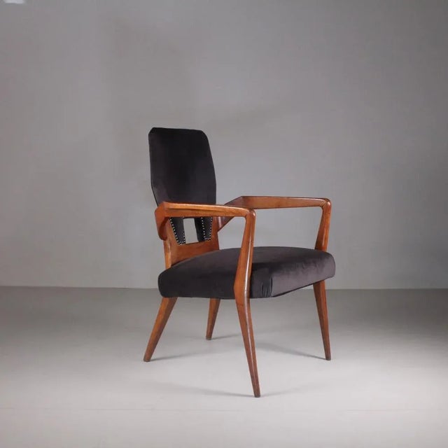 Armchair by Augusto Romano, 1950s For Sale - Image 9 of 11