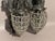 1980s French Louis XVI Charcoal Bronze Wall Lamps Sconces - Pair For Sale - Image 6 of 14