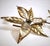Vintage Brass Flower Wall Lamp by Willy Daro for Massive, Belgium, 1970s For Sale - Image 16 of 18