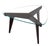 Coffee table is an item of original design furniture realized by Gio Ponti in the 1950s. Mahogany wood and crystal top....