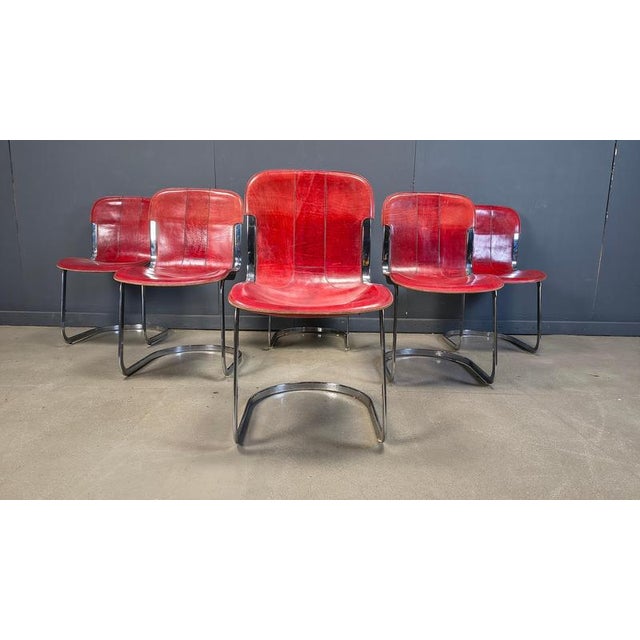 Vintage Dining Chairs from Cidue, 1970s, Set of 6 For Sale - Image 11 of 14
