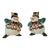 Fitz and Floyd Christmas Holiday Penguin Salt & Pepper Shakers For Sale