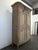 Brown Normandy Oak Wardrobe with Bouquet For Sale - Image 8 of 12