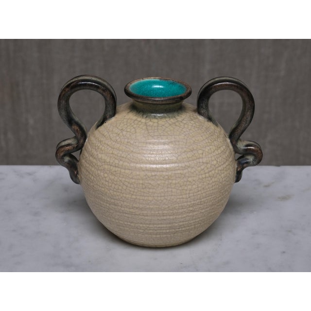 Ceramic Ceramic Vases by Eva Jancke Björk for Bo Fajans, Sweden, 1930s, Set of 2 For Sale - Image 7 of 12