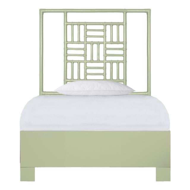 Finn Standard Bed Twin - Celery Green For Sale