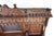 Antique Victorian Revival Quartered Oak Stick & Ball Hanging Shelf, 1890 For Sale - Image 10 of 11
