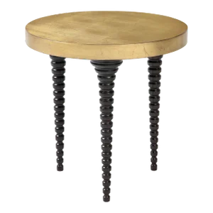 Gilt Leafed Side Table