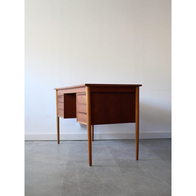 Vintage Danish Desk in Teak, 1960s For Sale - Image 6 of 9