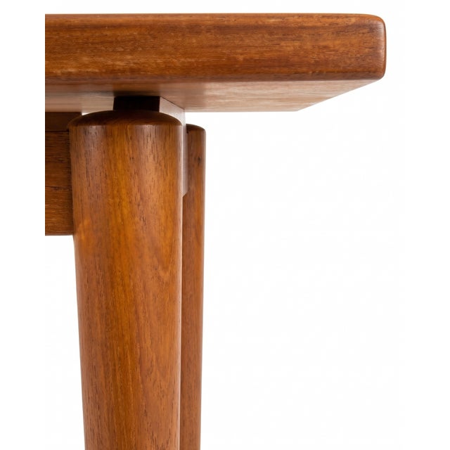 Brown Large Danish Dining Table, 1960s For Sale - Image 8 of 11