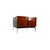 Mid-Century Modern Vintage Mid Century Modern Architectural Rosewood Cabinet on Chrome Base For Sale - Image 3 of 16