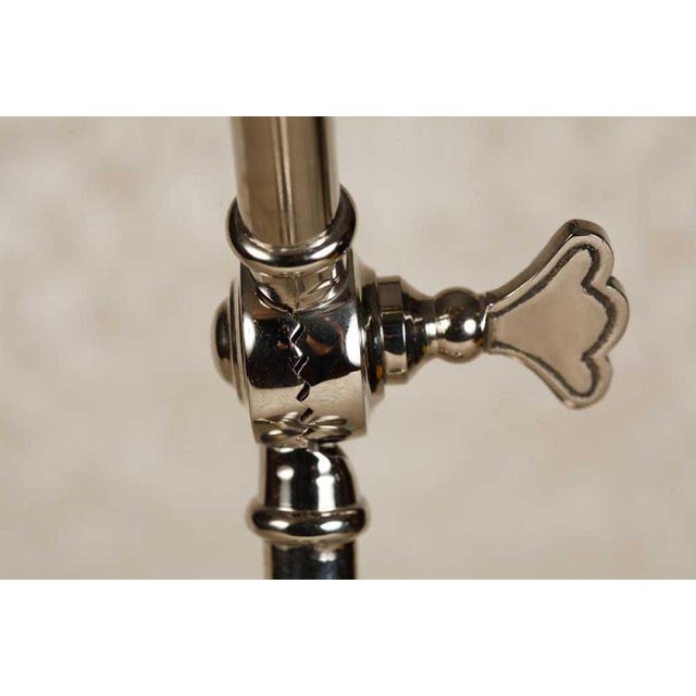 Vintage Chrome Student Desk Lamp For Sale - Image 11 of 12