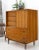 Light American Walnut 8 Drawers High Chest Dresser Cane Sliding Door Compartment For Sale - Image 12 of 13