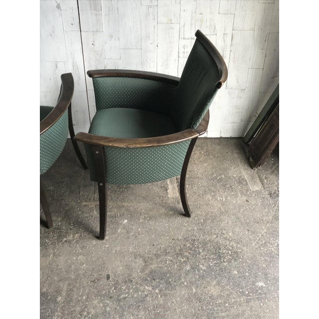 1960s Set of Mid-Century Wooden Armchairs, 1960s For Sale - Image 5 of 9