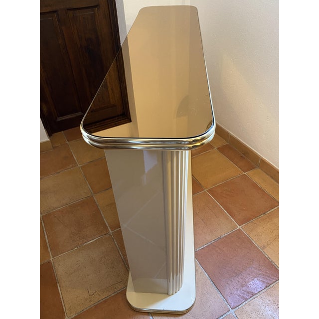 Lacquered Wood Bar with Mirrored Shelf, 1970s For Sale - Image 14 of 15