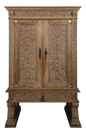 Spanish Renaissance Style Cabinet in Limed Oak