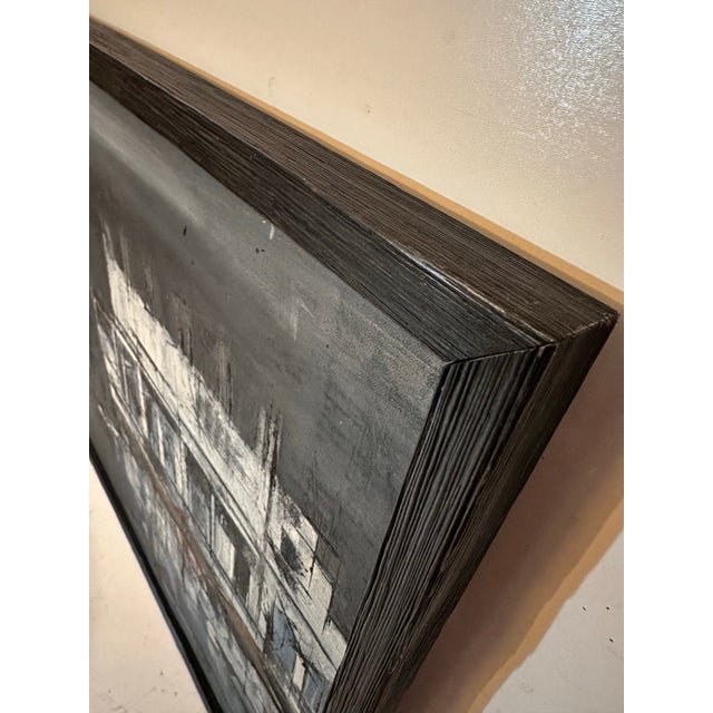Paint Mid-Century Style Waterside Painting For Sale - Image 7 of 11