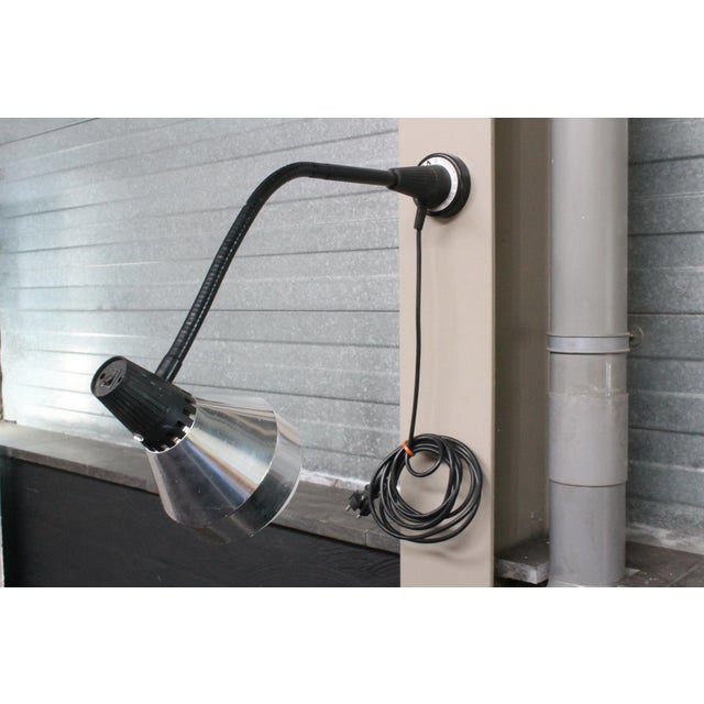 Industrial Velux 843 Wall Lamp with Magnet, 1970s For Sale - Image 6 of 15