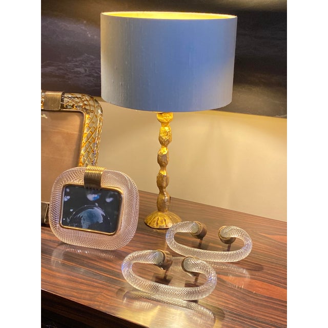 Torchon Murano Glass Handles or Wall Brackets from Venini, Italy, 1950, Set of 2 For Sale - Image 9 of 12