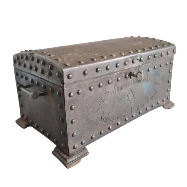 Antique Blacksmithing Cash Box, 1890s For Sale - Image 6 of 6