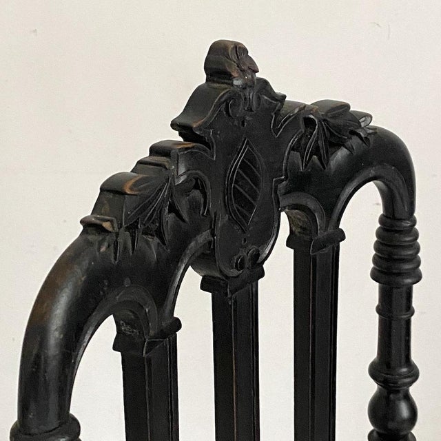 Napoleon III Side Chair in Beech For Sale - Image 10 of 13