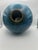 1960s Handmade Ceramic Blue Green Glazed Sphere Pottery Vase For Sale In San Francisco - Image 6 of 6