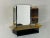 Mid-Century Modernist Tri-Fold Vanity Wall Mirror in the style of Mathieu Matégot, 1950s For Sale - Image 6 of 10