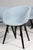 Model AAC22 Dining Chairs in Fabric and Black Stained Oak, 2010s, Set of 4 For Sale - Image 6 of 9