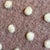 Mushroom Ottoman in Petal Pink Wool Dot For Sale - Image 10 of 10
