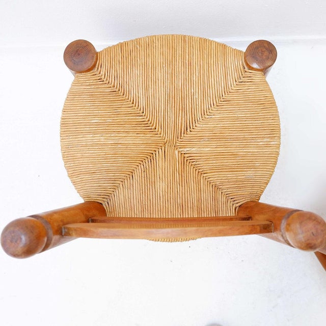 Low Brutalist Chairs by Charles Dudouyt, 1960s, Set of 2 For Sale - Image 10 of 15