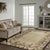 9x12 Ivory Hand-Knotted Wool Floral Border Solid Open Field Modern Carpet Rug For Sale In New York - Image 6 of 6