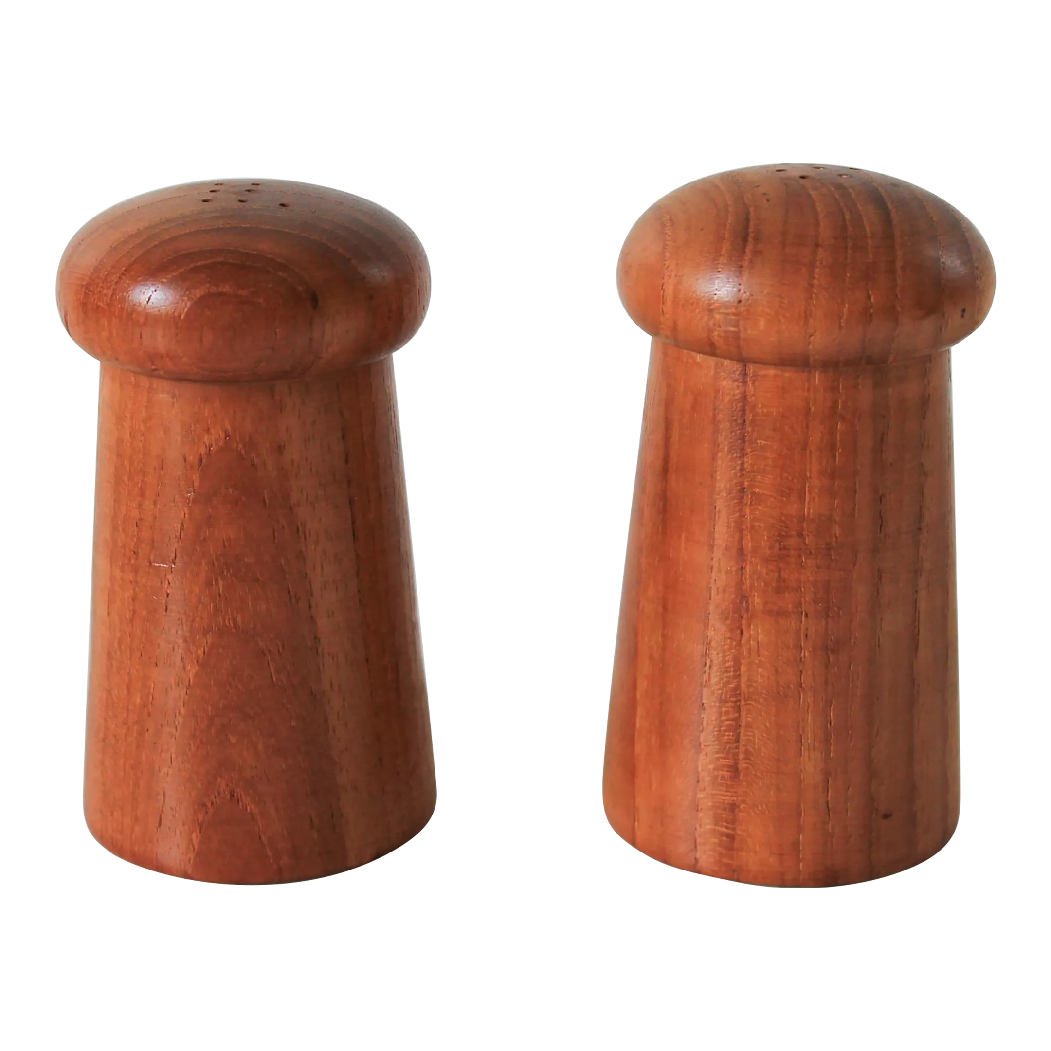 Vintage Danish Modern Salt and Pepper Shakers | Chairish