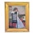 Vintage Figural Interior Scene Oil Painting For Sale
