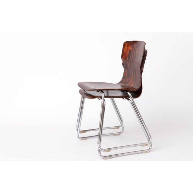 Vintage German Casala Stackable Chairs, 1970s, Set of 2 For Sale - Image 6 of 12