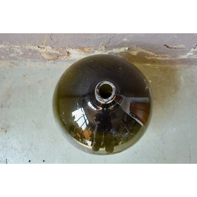 Glass Extra Large Blown Glass Demijohn For Sale - Image 7 of 10