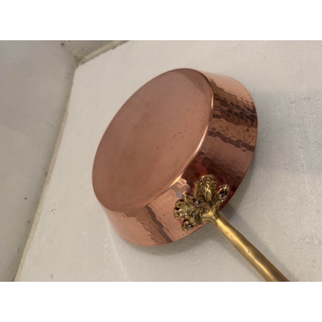 Hak Art Hammered 11” Copper Fry Pan For Sale - Image 10 of 12