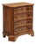 Baroque Walnut Bedside Table For Sale