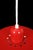 Red Space Age Danish Go-Go Pendant Lamp attributed to Dan Heersø for Vitrika, 1970s For Sale - Image 8 of 16